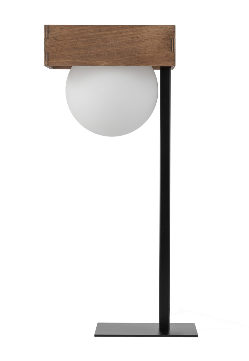 Lampa stołowa BLOOM 1 czarno-brązowa Lampa stołowa BLOOM 1 czarno-brązowa