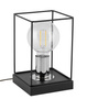 Lampa stołowa VOX czarno-srebrna
