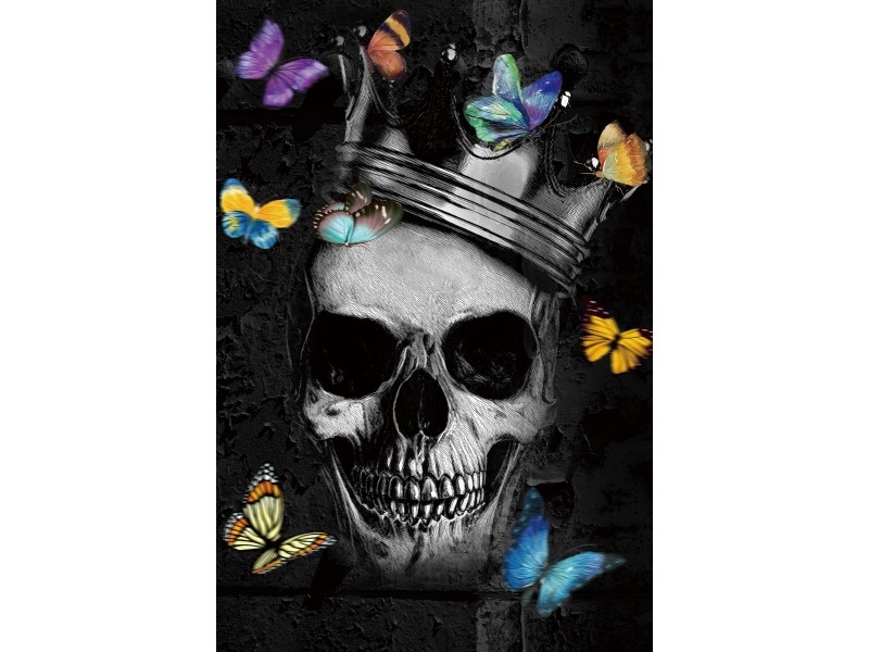 Obraz na szkle SKULL I 80X120 Signal