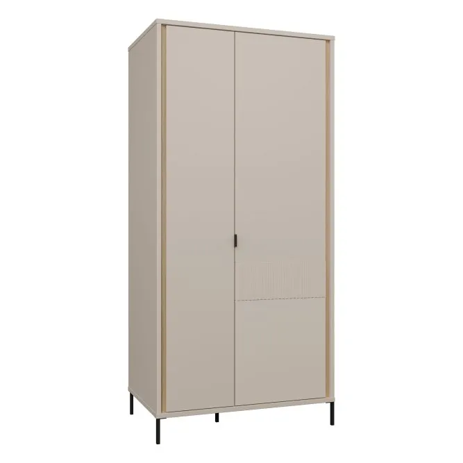 Szafa 2-drzwiowa SERAVEL 94 cm piaskowy Dąb Mauvella