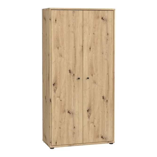 Szafa 2-drzwiowa z półkami ARCHBOX SZ74 W150 Dąb Artisan