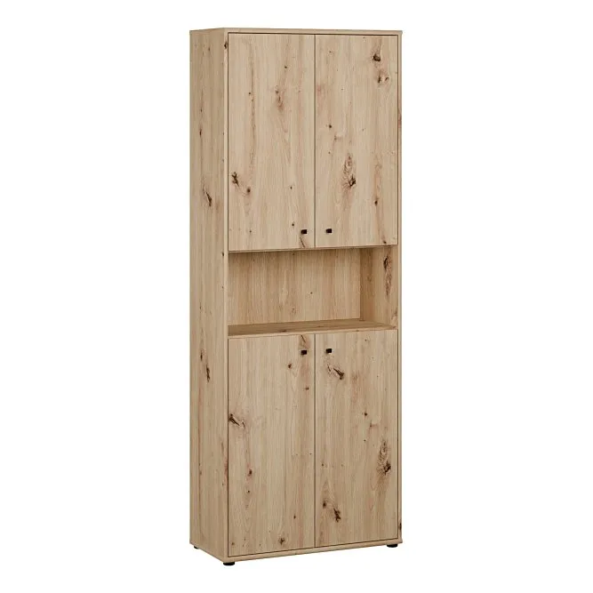 Szafka wysoka z wnęką ARCHBOX W197 SZ74 Dąb Artisan