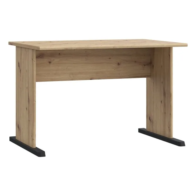 Biurko ARCHBOX 108 cm dąb artisan czarny