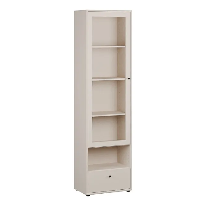 Witryna 1-drzwiowa z szufladą ARCHBOX W197 SZ54 Piaskowy Witryna 1-drzwiowa z szufladą ARCHBOX W197 SZ54 Piaskowy