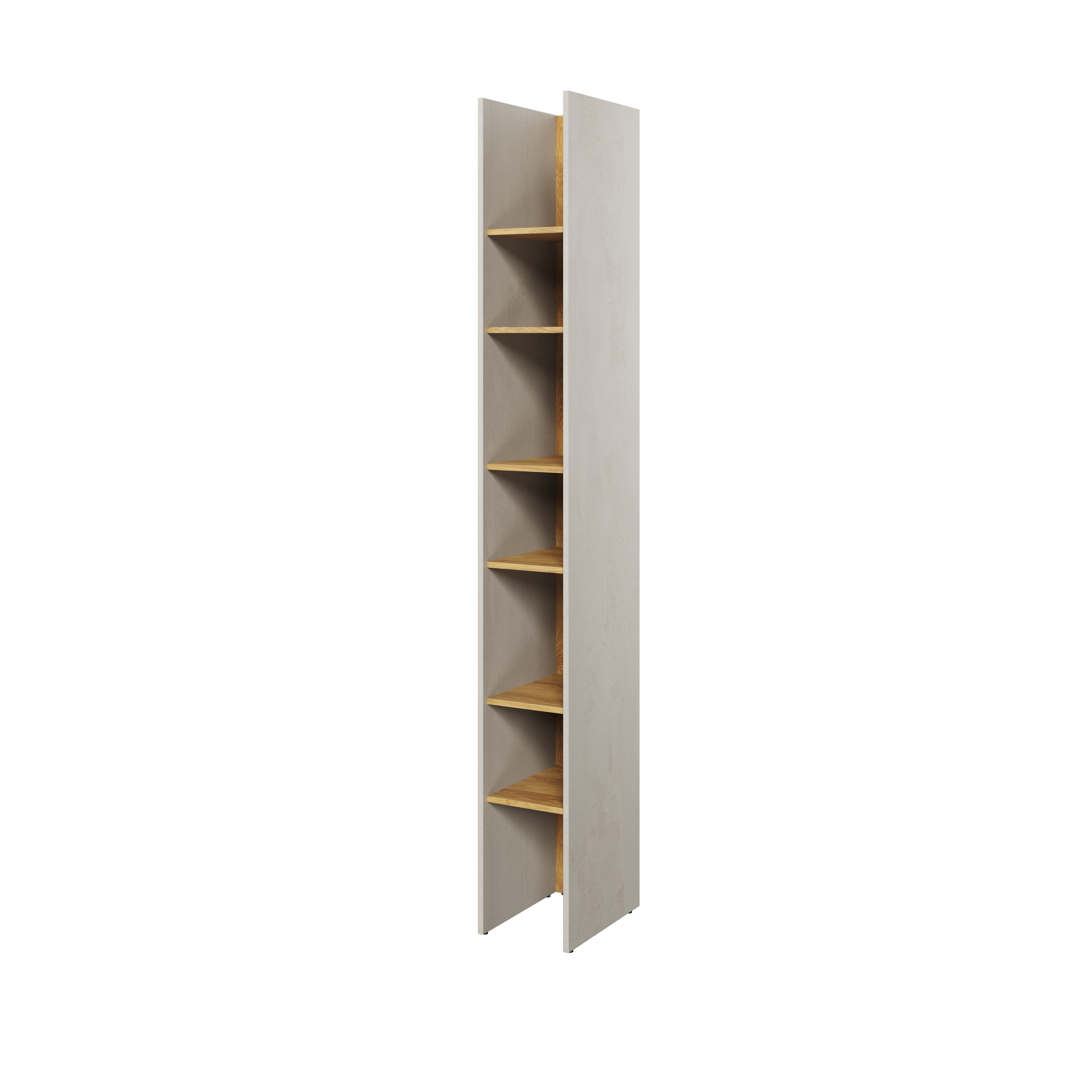 Wąski regał Teen Flex TF-03 27cm szary