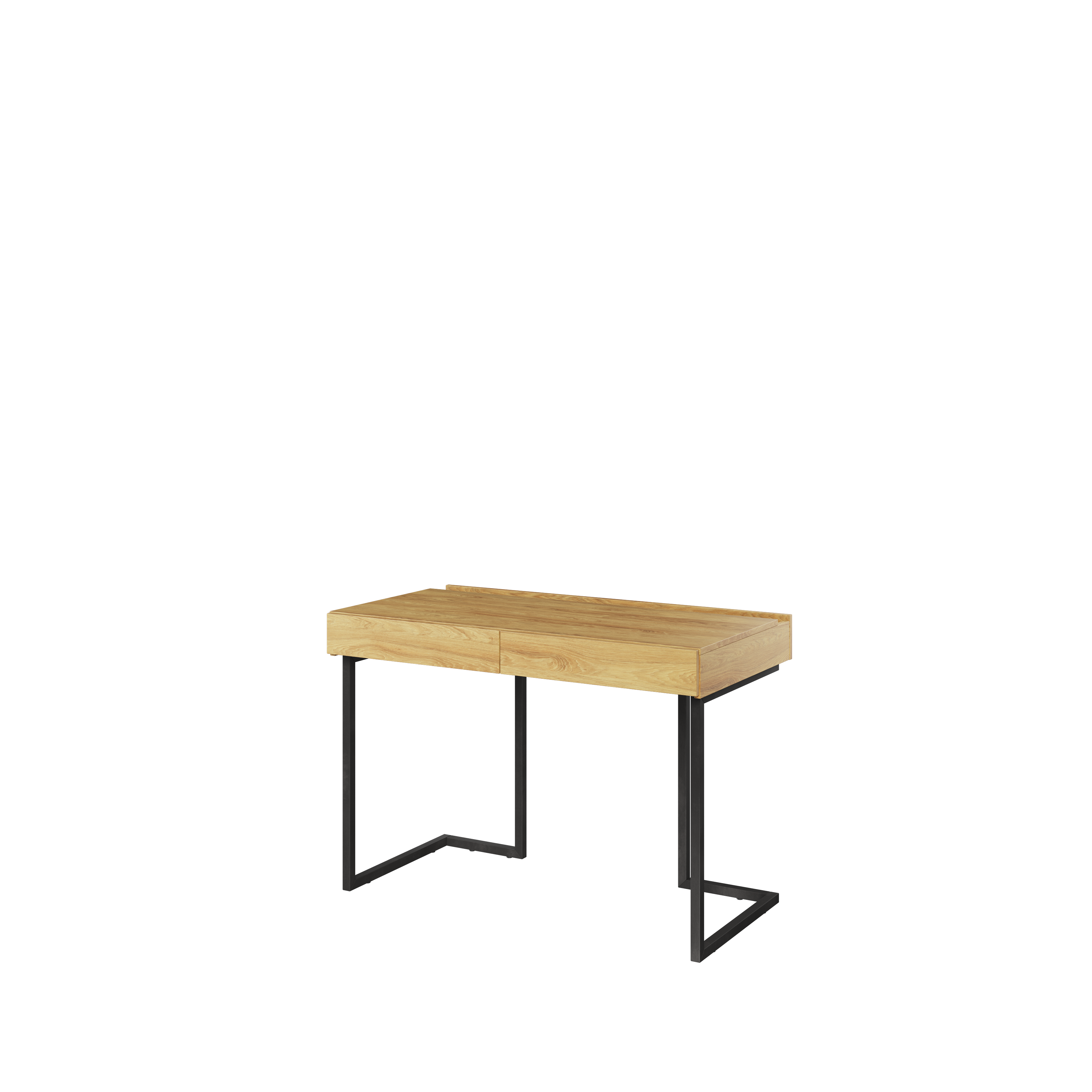 Biurko wolnostojące Teen Flex TF-06+TF-15 hikora naturalna/surowa stal