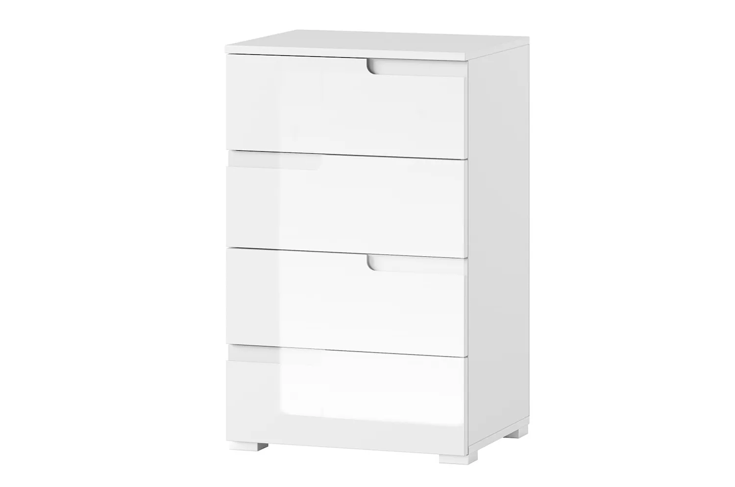 Komoda z 4 szufladami SELENE 2 biały połysk