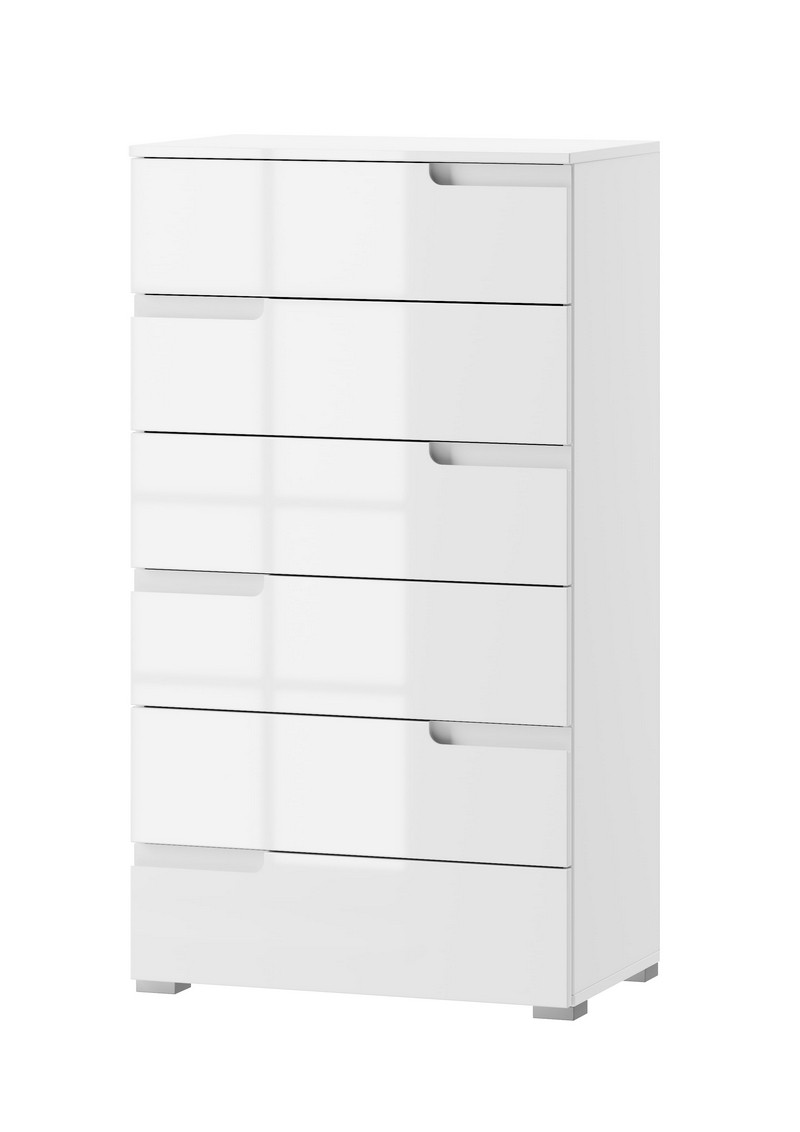 Komoda SELENE 3 z szufladami biały połysk 119x65x40cm Komoda SELENE 3 z szufladami biały połysk 119x65x40cm