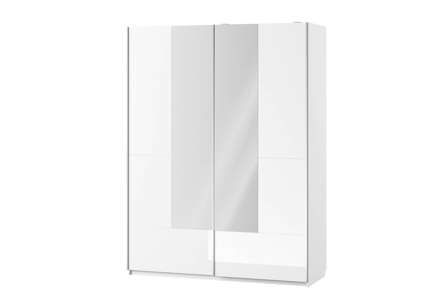 Szafa SELENE 30 2-drzwiowa biały połysk 216x164x64cm Szafa SELENE 30 2-drzwiowa biały połysk 216x164x64cm