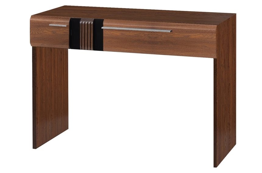 Toaletka PORTI 78 drewniana dąb antyczny czarna 110x78x46cm