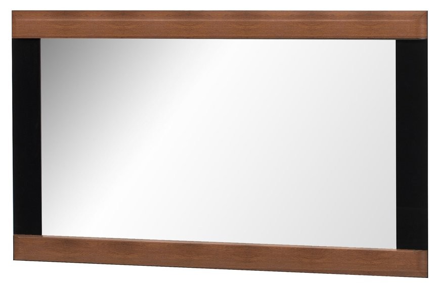 Lustro PORTI 80 w drewnianej ramie dąb antyczny 110x64cm