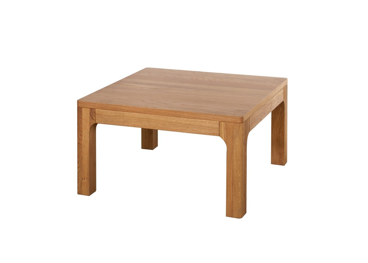 Stolik kawowy LATINA 41 drewniany dąb miodowy 80x80x45cm Stolik kawowy LATINA 41 drewniany dąb miodowy 80x80x45cm