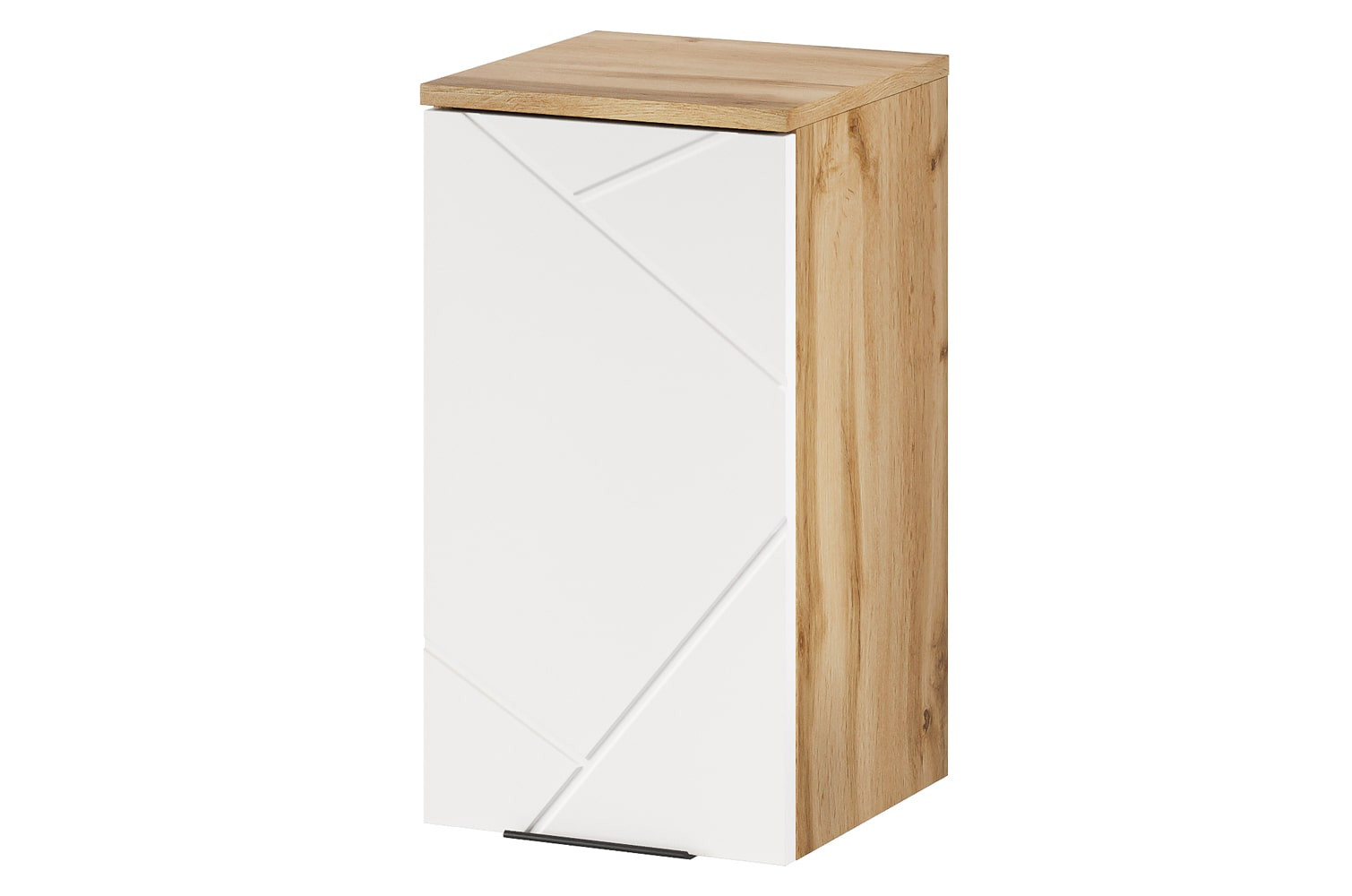 Szafka łazienkowa wisząca MAZI L/P 55x30 dąb Wotan/biały mat