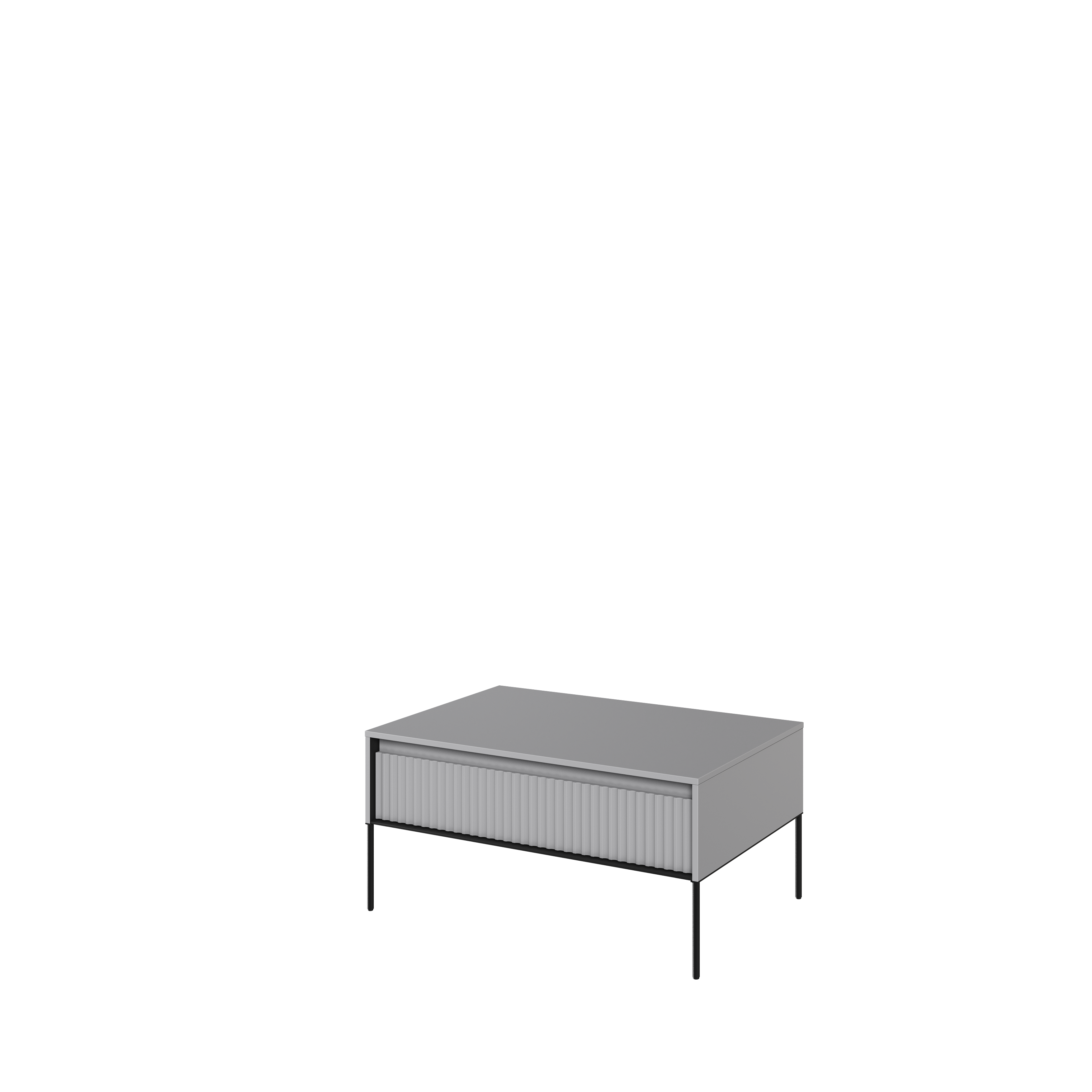 Stolik kawowy TREND TR-09 1K  szary/czarny