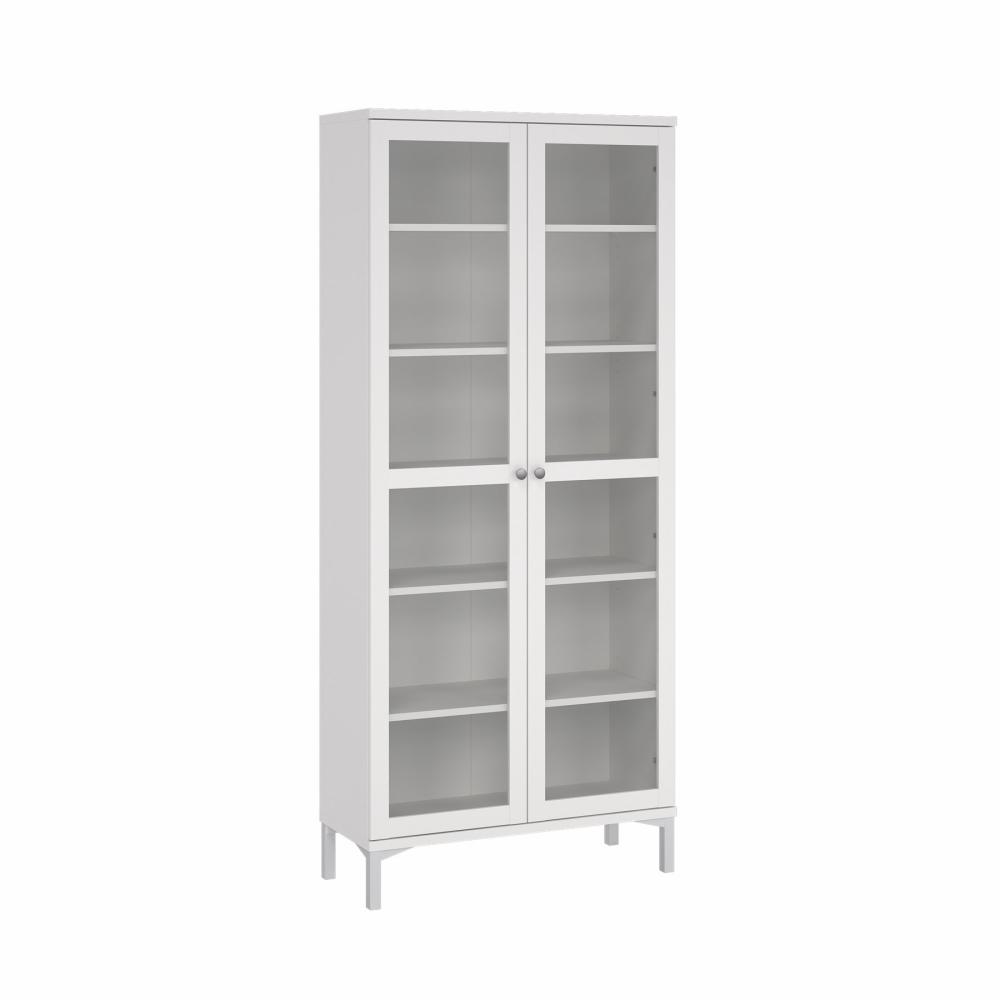Witryna 2-drzwiowa ROMA 89 cm biała
