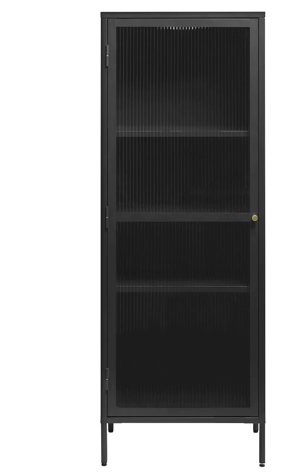 Witryna niska BRONCO 1-drzwiowa W160 cm - czarny, złoty