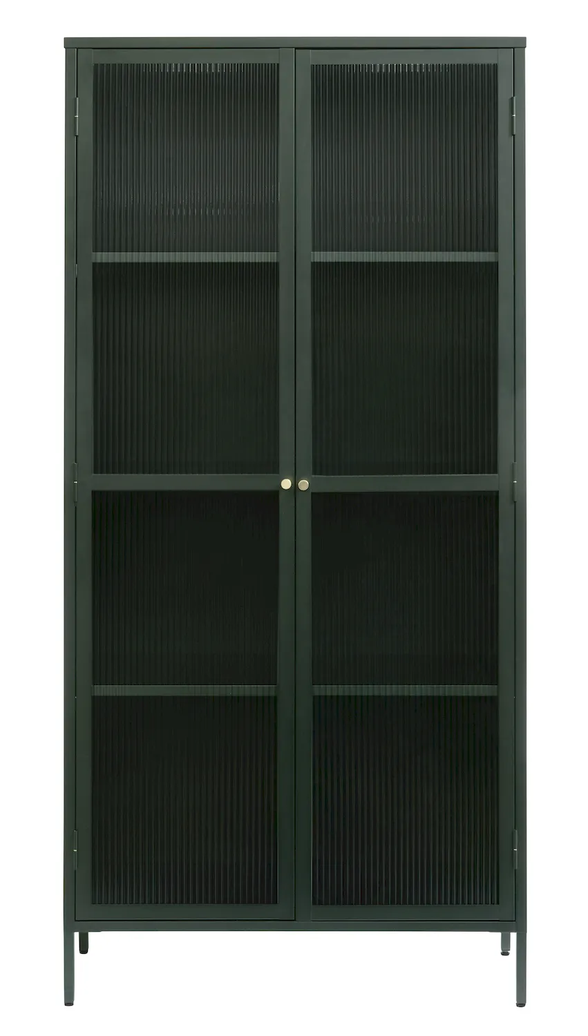 Witryna wysoka BRONCO 2-drzwiowa W190 cm - zielony, złoty