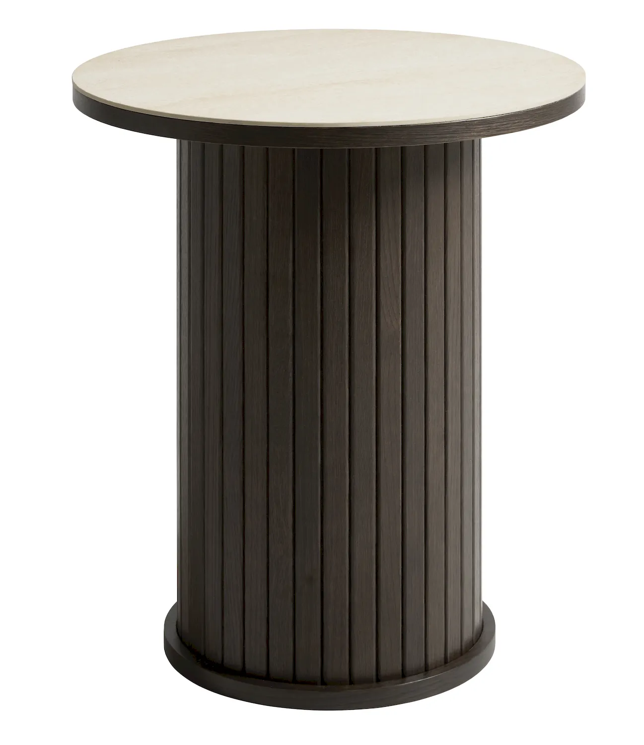 Stolik pomocniczy okrągły ENNA 50 cm piaskowy ciemny brąz Stolik pomocniczy okrągły ENNA 50 cm piaskowy ciemny brąz