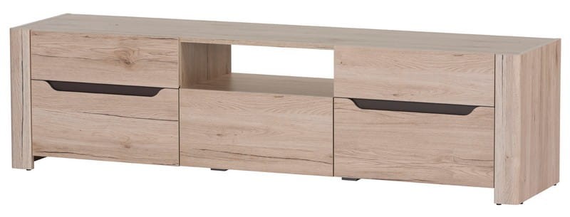 Szafka RTV DESJO 20 dąb sanremo brąz 170x46x42cm