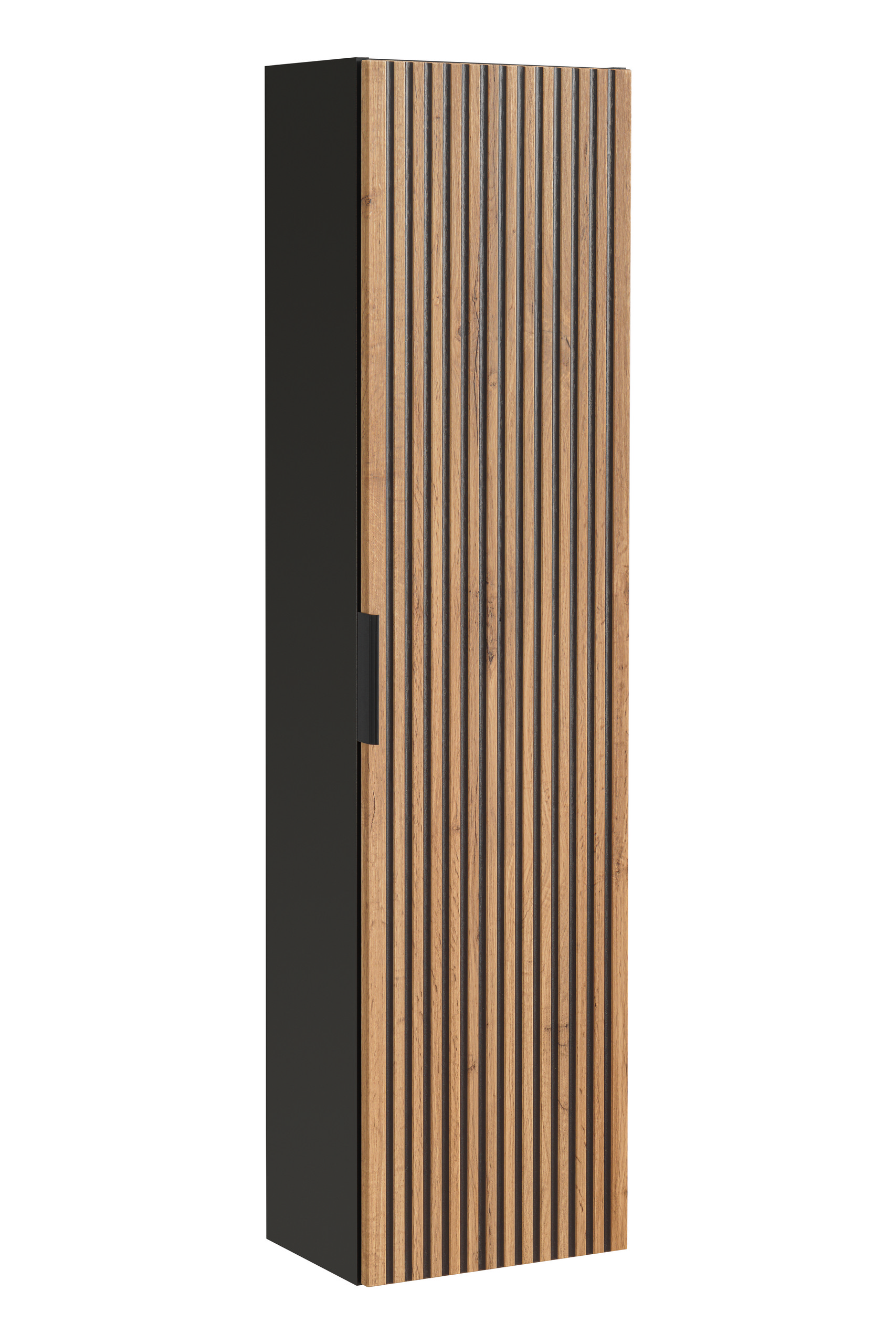 Słupek wysoki 1-drzwiowy XILO szary, dąb wotan 140x35x25cm Słupek wysoki 1-drzwiowy XILO szary, dąb wotan 140x35x25cm